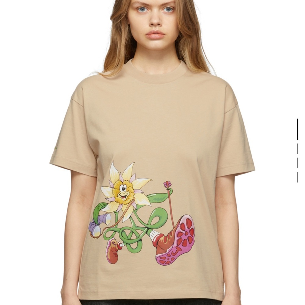 NWT! Jacquemus Beige La Montagne 'Le T-Shirt Randonnee' T-Shirt